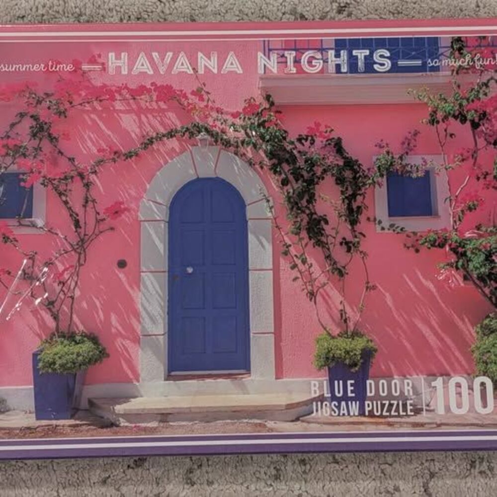 Havana Nights Blue Door Puzzle 1000pcs NEW